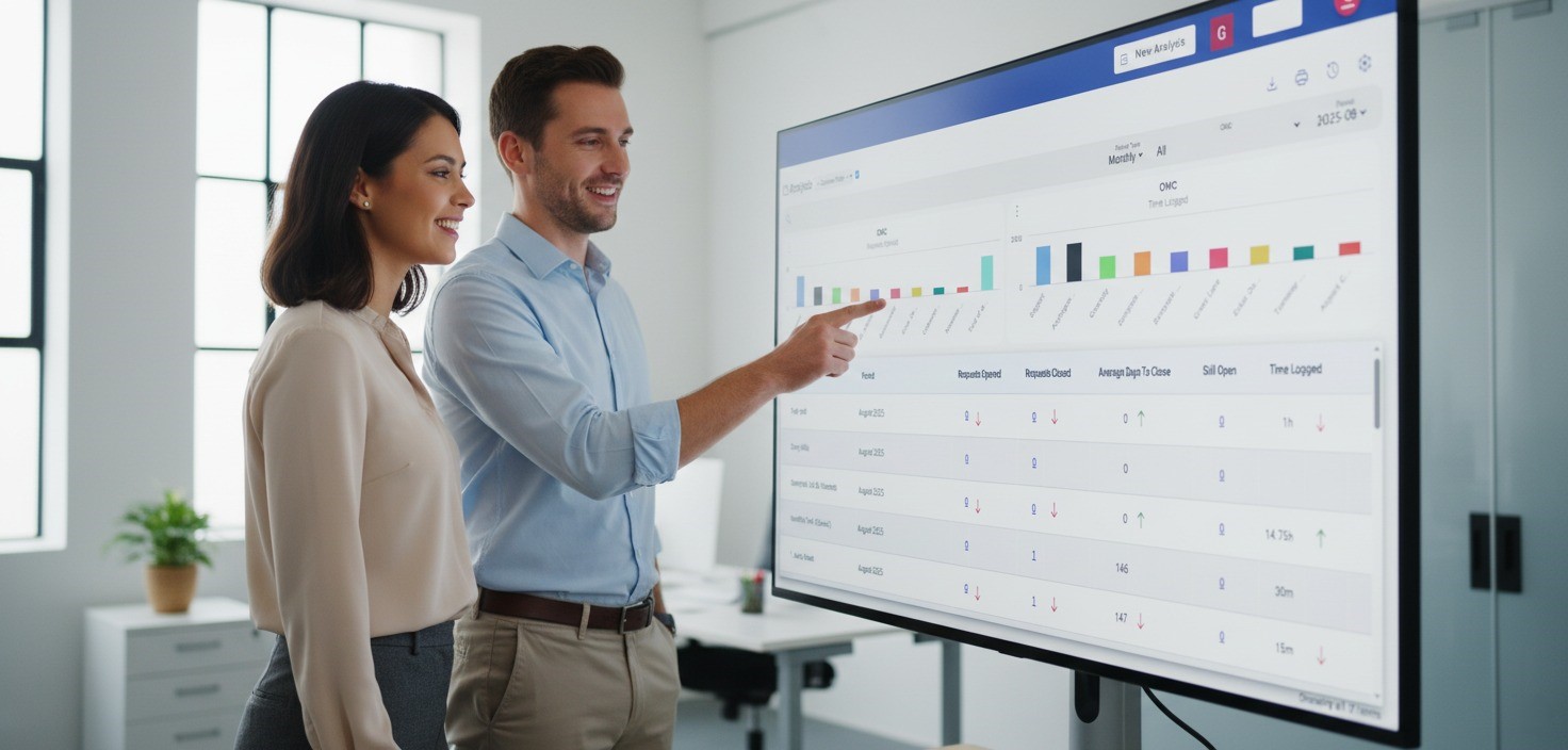 Property manager using omcSoftware
